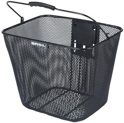 Basil Front basket bilbao kf black