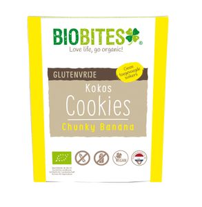 Biobites Kokos Cookies Chunky Banana 65 gram