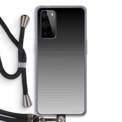 Musketon Halftone: OnePlus 9 Pro Transparant Hoesje met koord
