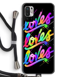 Loves: Xiaomi Redmi Note 10 5G Transparant Hoesje met koord
