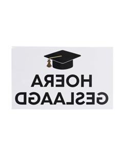 HEMA Raamsticker Geslaagd
