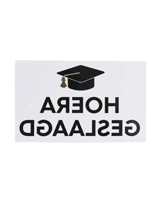 HEMA Raamsticker Geslaagd