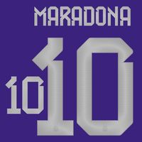 Maradona 10 (Officiële Argentinië Away Bedrukking 2022-2023) - thumbnail