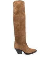 Sonora bottes en daim 70 mm - Marron