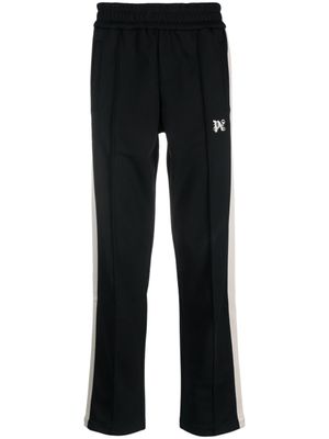 Palm Angels pantalon de jogging à logo brodé - Noir
