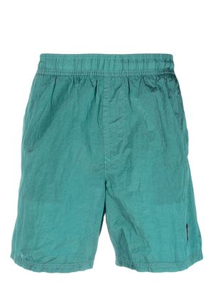 Stone Island short de bain à patch logo - Bleu