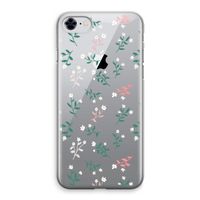 Small white flowers: iPhone 8 Transparant Hoesje Small white flowers: iPhone 8 Transparant Hoesje