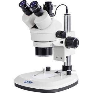 Kern OZL 466 OZL-46 Stereo zoom microscoop Trinoculair Opvallend licht, Doorvallend licht