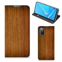 OPPO A52 | A72 Book | Wallet Case | Donker Hout