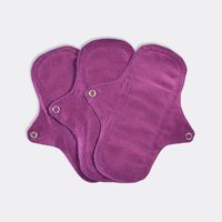 Eco Femme Inlegkruisjes 3-Pack (zonder pul) (Kleur: Vibrant - Donker)