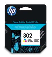 HP inktcartridge 302, 165 pagina&apos;s, OEM F6U65AE, 3 kleuren