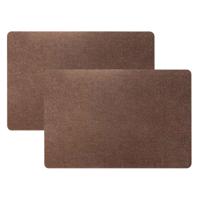Home & Styling Luxe Tafel placemats Argenta - 8x - koper - pvc - 43 x 28 cm