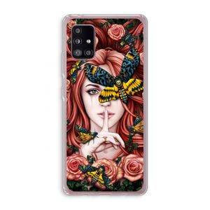 Lady Moth: Samsung Galaxy A51 5G Transparant Hoesje