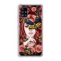 Lady Moth: Samsung Galaxy A51 5G Transparant Hoesje