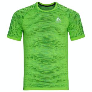 Odlo Blackcomb Ceramicool hardloopshirt korte mouw geel heren XL