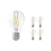 Voordeelpak 5x Calex Smart Tuya Wifi E27 Peer Filament 7W 806lm - 818-830 Afstembaar Wit | Dimbaar - Vervangt 60W - thumbnail