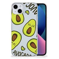 iPhone 15 Plus Telefoonhoesje met Naam Avocado Singing