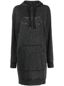 Michael Michael Kors robe-sweat à logo strassé - Noir