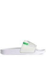 Giuseppe Zanotti claquettes Brett à logo - Blanc