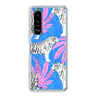Tijger: Sony Xperia 5 III Transparant Hoesje