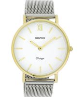 OOZOO Timepieces Horloge Vintage Puur Wit | C20116 - thumbnail