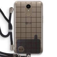 Rooster: LG K10 (2017) Transparant Hoesje met koord