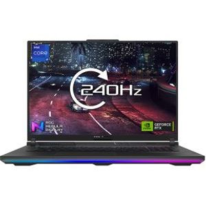 ASUS ROG Strix SCAR 18 G834JYR-R6019W Laptop 45,7 cm (18") WQXGA Intel® Core™ i9 i9-14900HX 32 GB DDR5-SDRAM 2 TB SSD NVIDIA GeForce RTX 4090 Wi-Fi 6E (802.11ax) Windows 11 Home Zwart