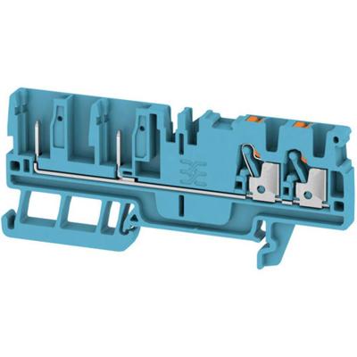 Weidmüller 1514040000 Doorgangsserieklem Push-In-klem, Steekaansluiting Blauw 1 stuk(s)