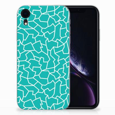 Apple iPhone Xr | Hoesje maken | Cracks Blue