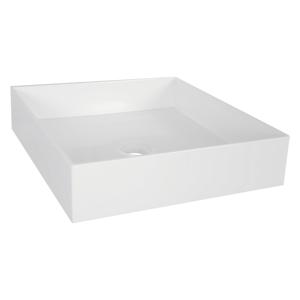 Differnz Jura waskom polybeton | wit | 42 x 42 x 10 cm