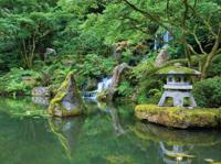 Japanse Tuin 70x50cm Tuinschilderij - Customize it
