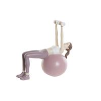 Decoratieve figuren DKD Home Decor Roze Yoga Scandi 18,5 x 8 x 17,5 cm