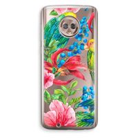 Papegaaien: Motorola Moto G6 Transparant Hoesje