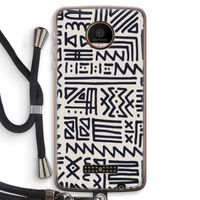 Marrakech print: Motorola Moto Z Force Transparant Hoesje met koord