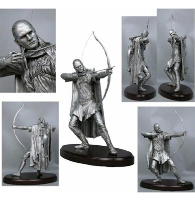 43% korting | NECA Lord of The Rings Legolas 24" Fine Pewter/Tin Beeld LAATSTE STUKS