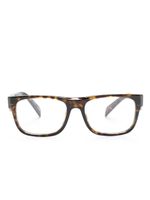 Prada Eyewear tortoiseshell-effect square-frame glasses - Marron