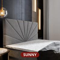 OP=OP Boxspring Zonder Matras Sunny - 160 x 200 Skaileer Beige