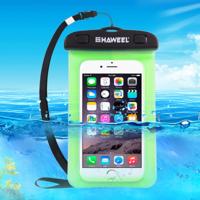 Transparante HAWEEL universeel Waterdicht tas met Lanyard voor iPhone 6 & 6 Plus / 6S & 6S Plus, Samsung Galaxy S6 / S5 / Note 5(groen)