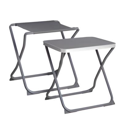 Redcliffs Campingkrukje - opvouwbaar - metaal - 47 x 37 x 47 cm - incl tafelblad - stoel/kruk Redcliffs Campingkrukje - opvouwbaar - metaal - 47 x 37 x 47 cm - incl tafelblad - stoel/kruk