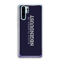 Blijve plakken in Negenduust: Huawei P30 Pro Transparant Hoesje