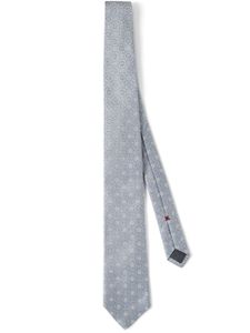 Brunello Cucinelli cravate en soie à motif en jacquard - Gris