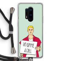 Gimme a call: OnePlus 8 Pro Transparant Hoesje met koord