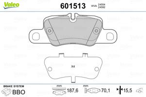 Valeo Remblokset 601513