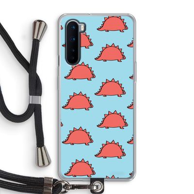 Dinosawrr: OnePlus Nord Transparant Hoesje met koord