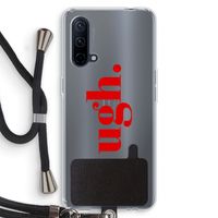 Ugh: OnePlus Nord CE 5G Transparant Hoesje met koord