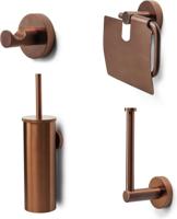 Toilet accesoire set Blue Label Vida Facet | Wandmontage | Messing | Brons PVD Toilet accesoire set Blue Label Vida Facet | Wandmontage | Messing | Brons PVD