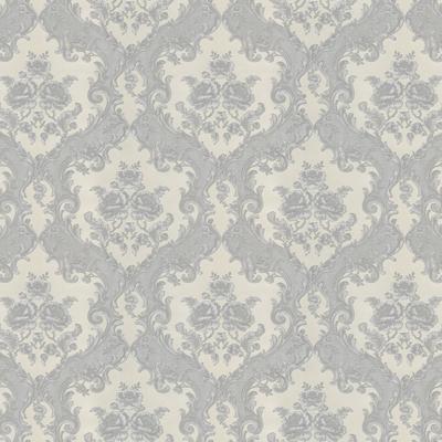 Dutch Wallcoverings New Tekko Medaillon - Grijs/Zilver