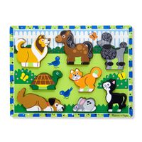 Melissa & Doug Houten Puzzel Huisdieren