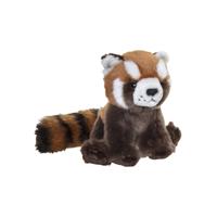 Nature Planet Pluche rode panda - knuffeldier - 15 cm - bosdier knuffel cadeau