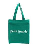 Palm Angels sac cabas à logo imprimé - Vert
